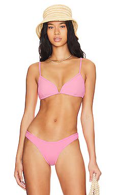 LSPACE Helena Triangle Top in Guava from Revolve.com | Revolve Clothing (Global)