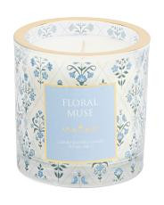 11.3oz Floral Muse Glass Jar Candle | TJ Maxx