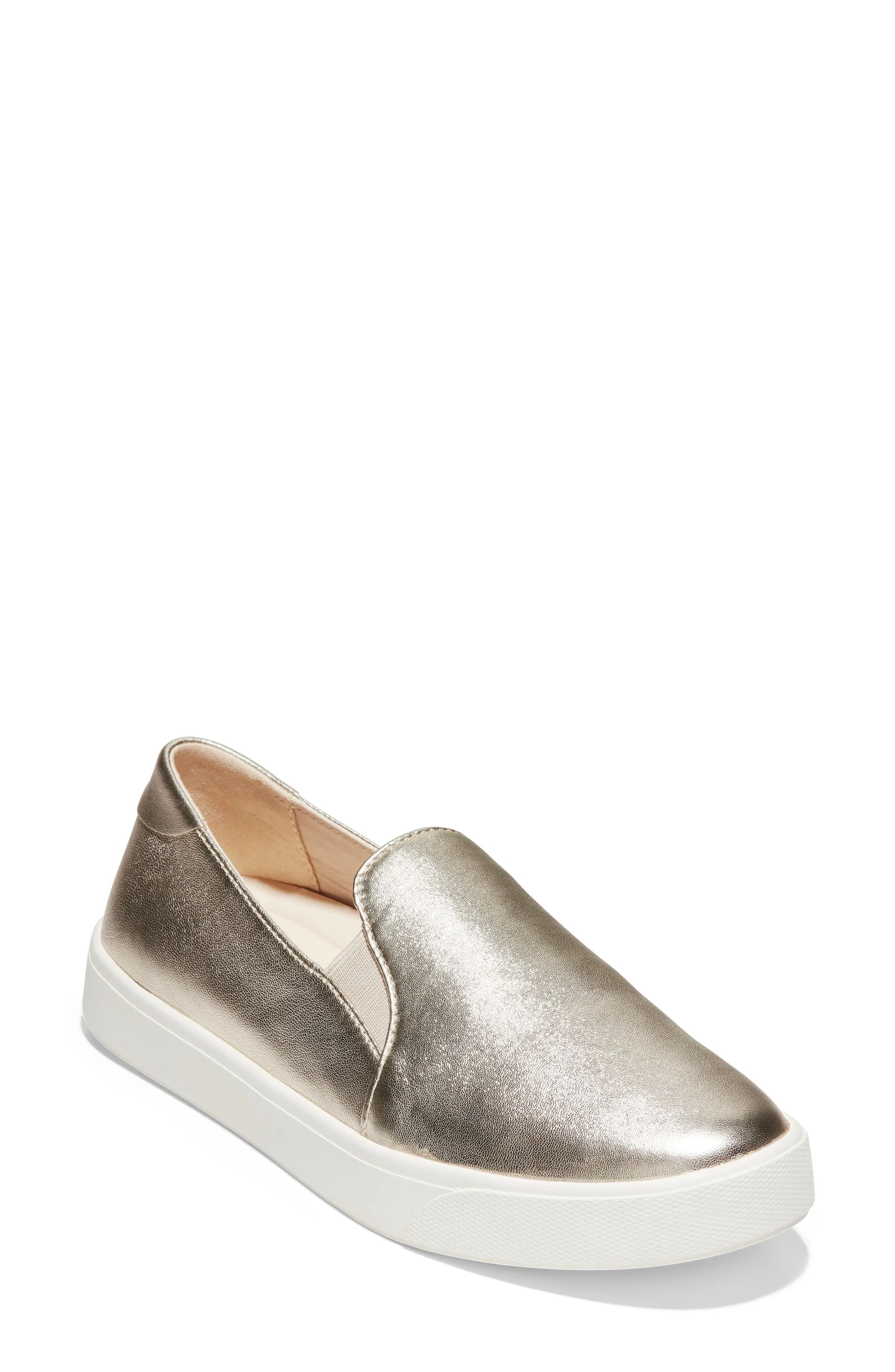 Women's Cole Haan Grandpro Spectator 2.0 Slip-On, Size 11 B - Metallic | Nordstrom