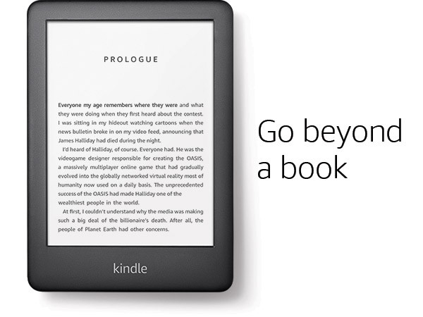 Kindle - Now with a Built-in Front Light - Black - Ad-Supported | Amazon (US)