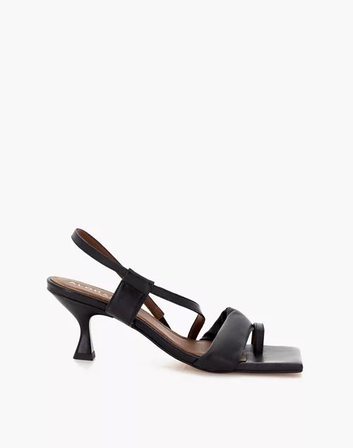 ALOHAS Asymmetric Straps Black Sandal | Madewell