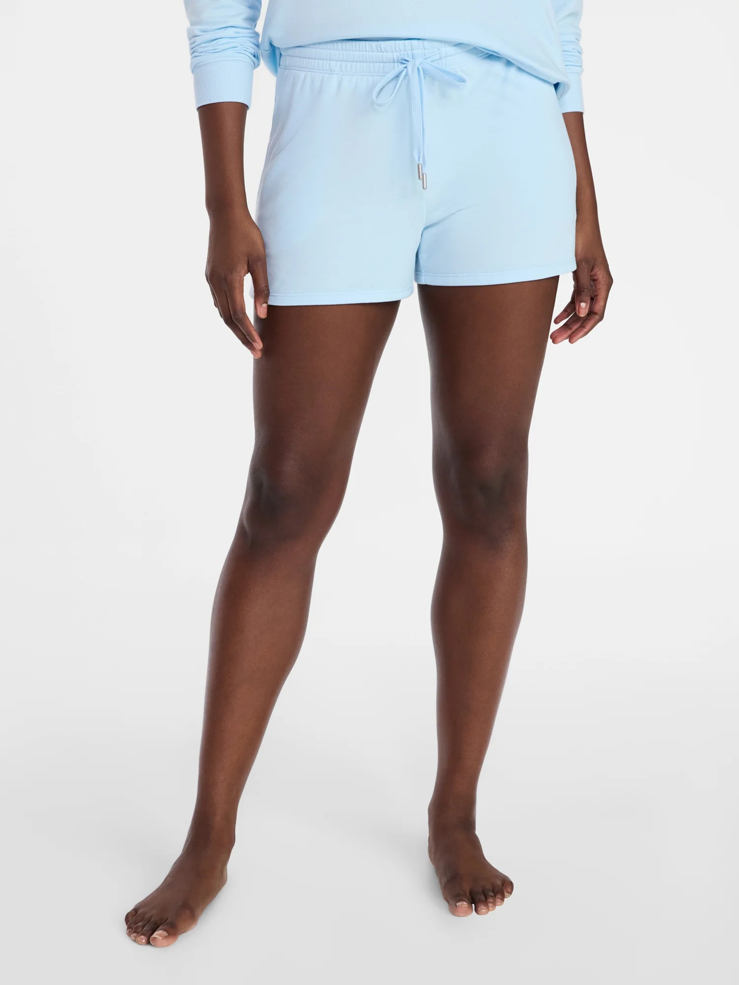 Joyspun Women's French Terry Knit Bridal Sleep Shorts, 3” Inseam, Sizes XS-3X | Walmart (US)