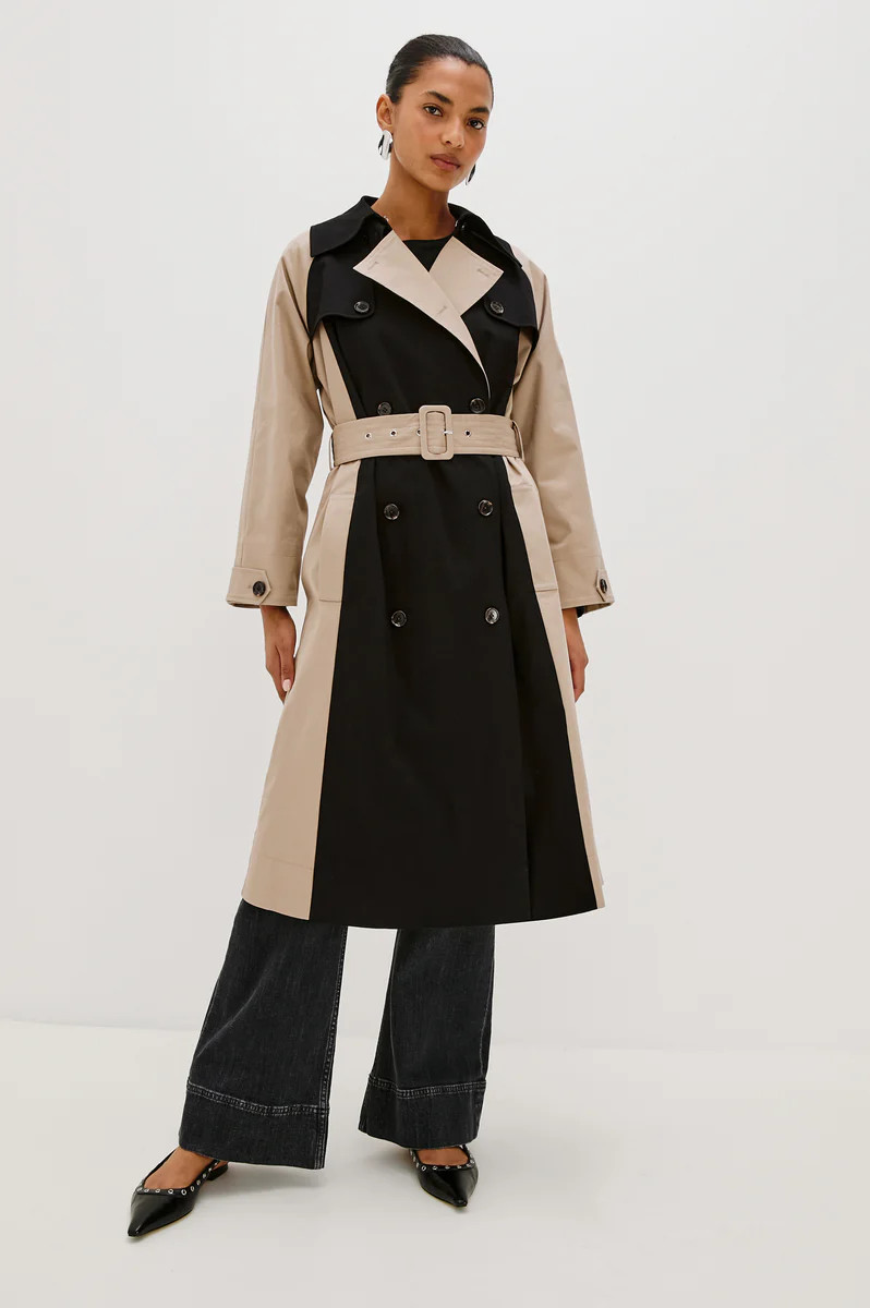 MAUD COAT - BLACK TAUPE | Rails