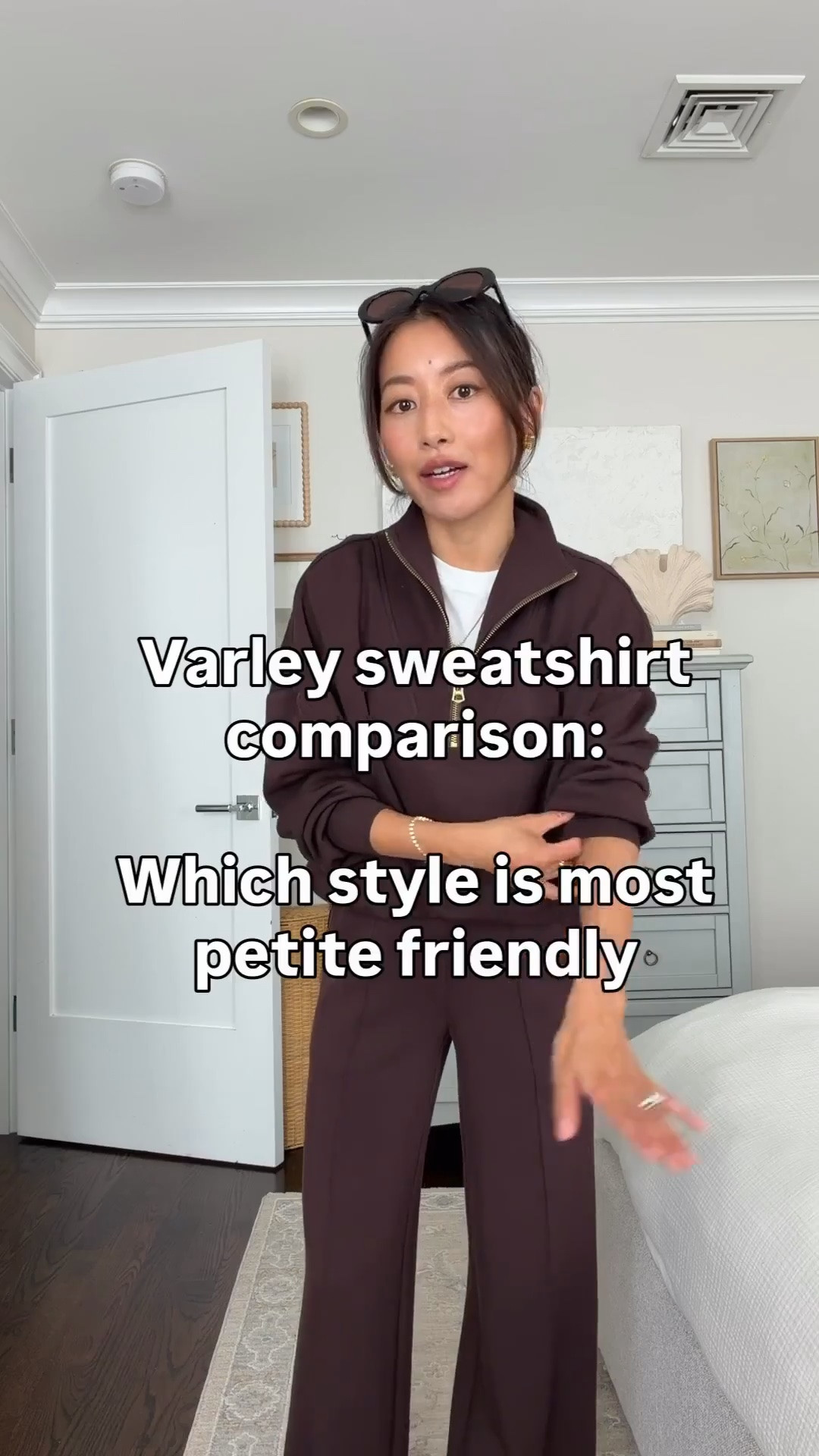 Size XXs in each item . I also have the sweatshirt and shorts in navy which is probably my most worn color for all four seasons! 

New balance sneakers chunkier sole I wear big kids 3.5 (fits like women’s 5) or big kids 4 (fits like women’s 6)

Matching set, comfy travel outfit, mom ootd, petite friendly

#LTKPetite #LTKTravel #LTKootd