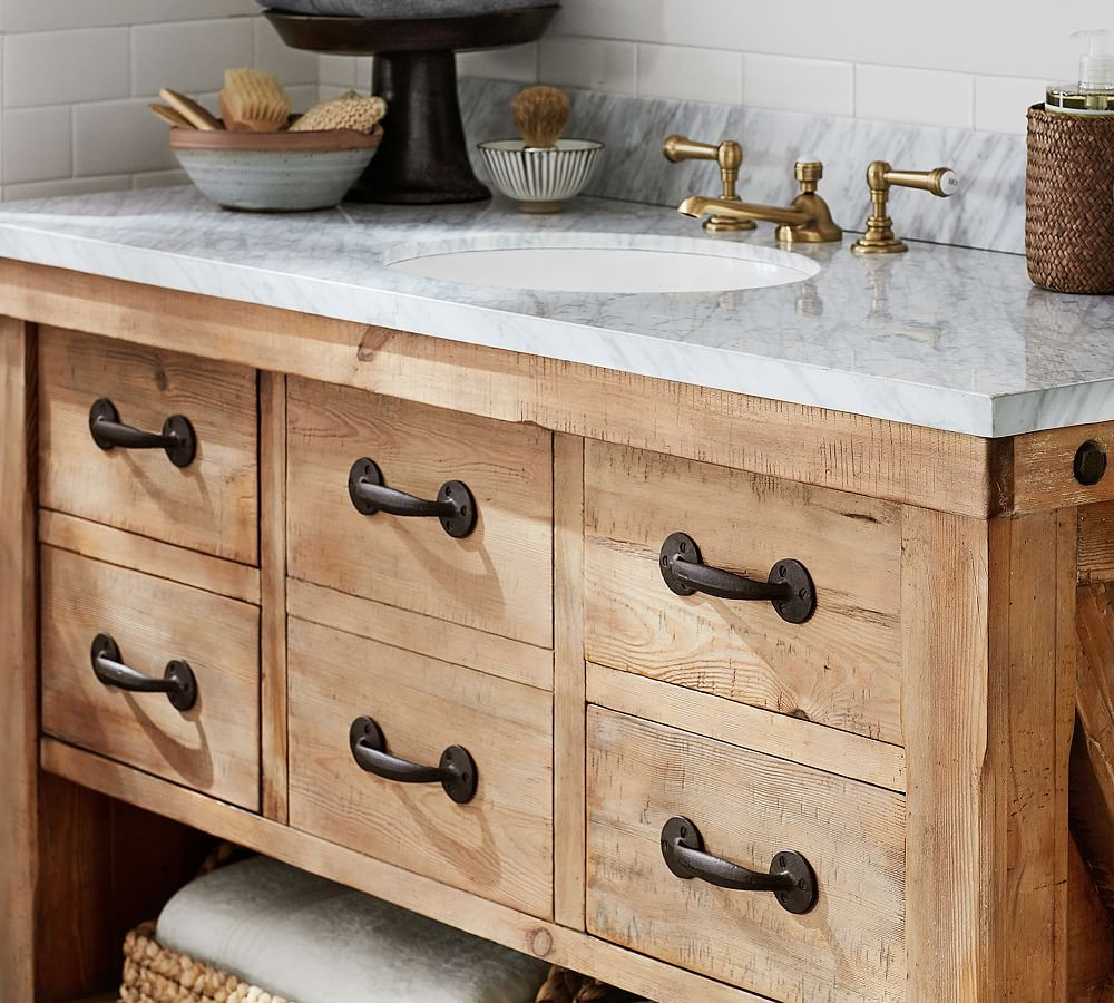 Benchwright 56.5" Single Sink Vanity | Pottery Barn (US)