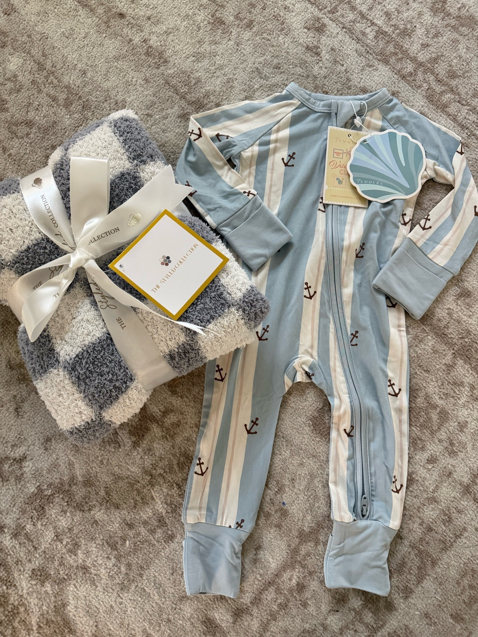 A little gift I just took to a friend for her new little man 💙 These were two of my favorite brands from when Ella was born 👶🏼 They’re both so soft!!

The Styled Collection, In My Jammers, baby pajamas, baby blanket, stroller blanket, zipper pajamas for baby, baby gift ideas, baby shower gift, new baby gift, baby boy gift ideas

#LTKBaby #LTKBump #LTKmomlife