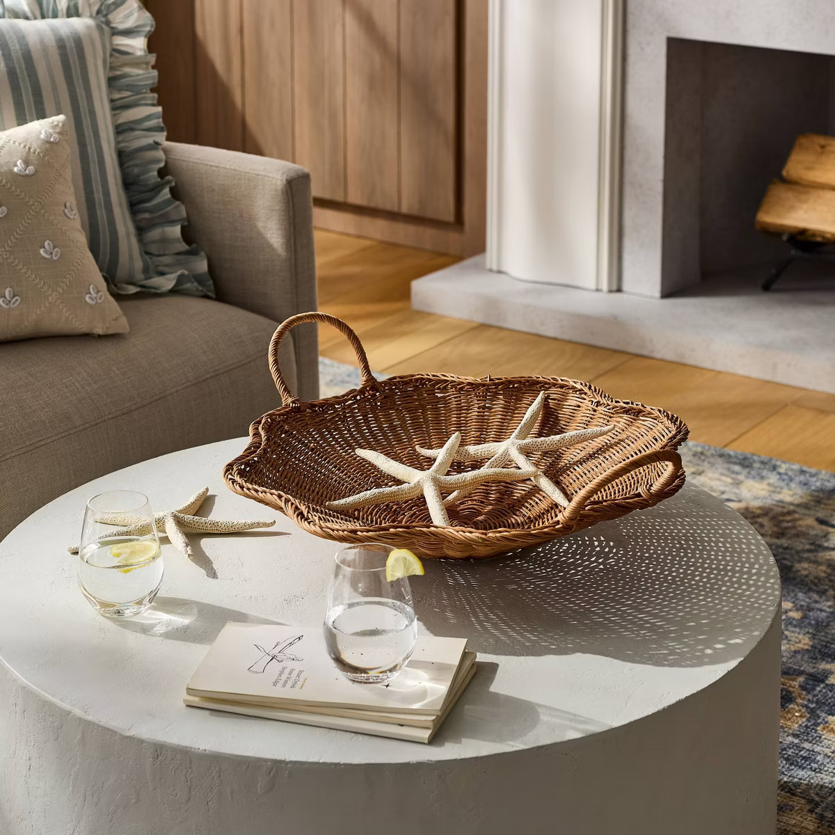 Scallop Woven Shallow Bowl - Threshold™ designed with Studio McGee | Target