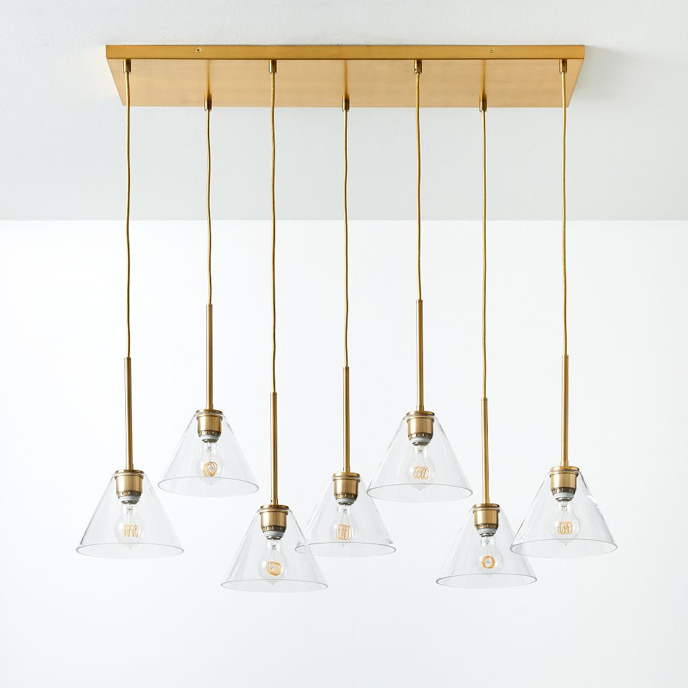 Build Your Own - Sculptural 7-Light Chandelier | West Elm (US)