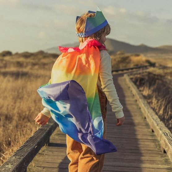 Sarah’s Silks Cape in Rainbow | The Tot