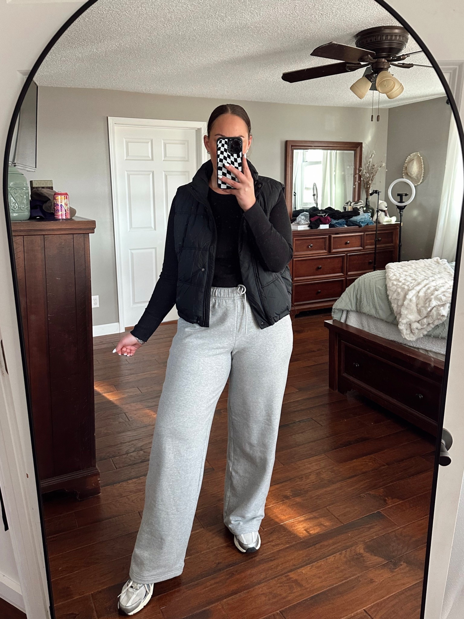 Athleta 30% off EVERYTHING! These wide leg sweatpants are some of my favorites and normally over $100 but on sale for $65 ✨ come in short, regular and long lengths! Wearing large long in sweatpants and large in the rib top. 

#LTKSaleAlert #LTKCyberWeek