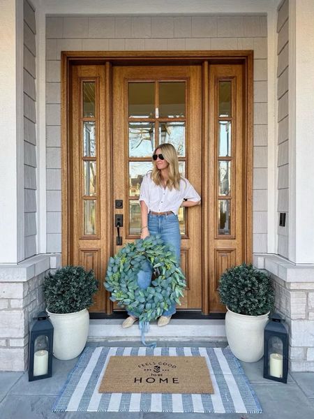 Spring front porch refresh!! Loving these pretty and affordable Target finds for your porch or patio. And this cute doormat is just $15...don't wait! 

(4/15)

#LTKhome #LTKstyletip