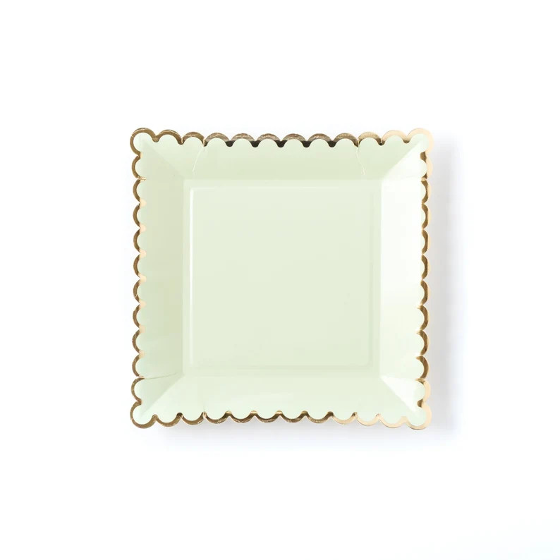 Mint Scallop Plates | Etsy | Etsy (US)