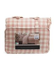 cotton gingham comforter set | TJ Maxx