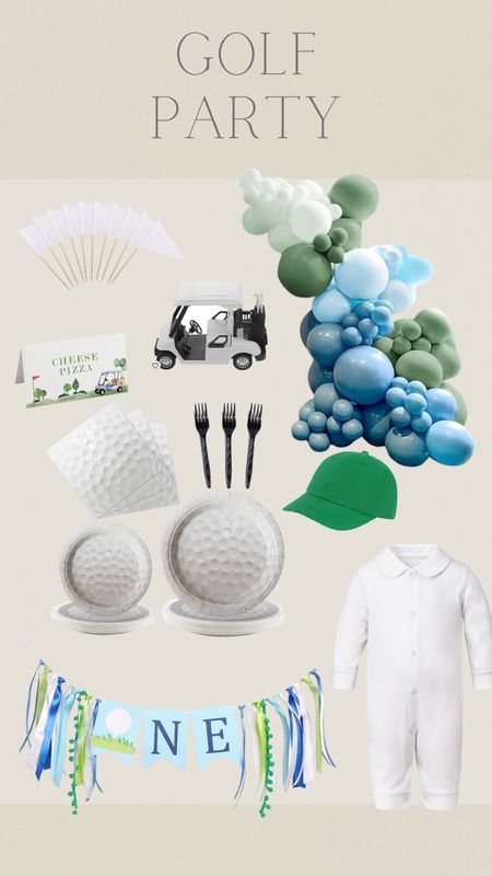 Golf theme party #golf #golfing #birthday #golfparty #hosting #firstbirthday 

#LTKkids #LTKbaby #LTKhome