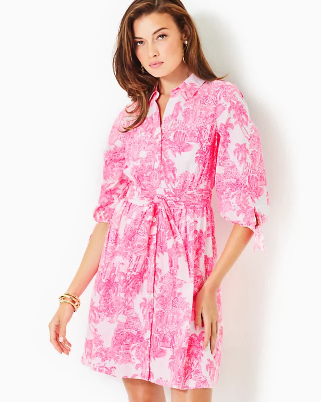 Amrita Cotton Shirtdress | Lilly Pulitzer
