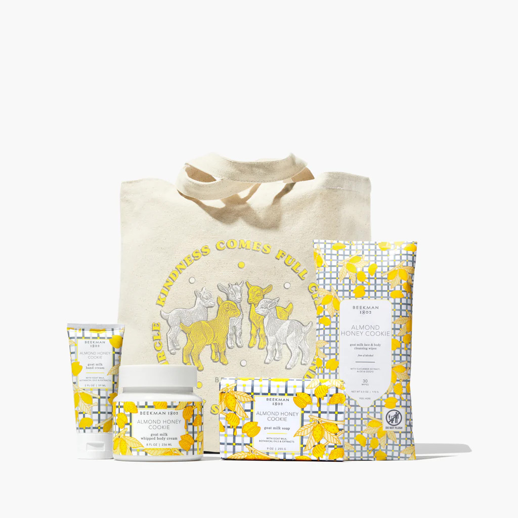 Almond Honey Cookie Seasonal Fragrance Tote | Beekman 1802