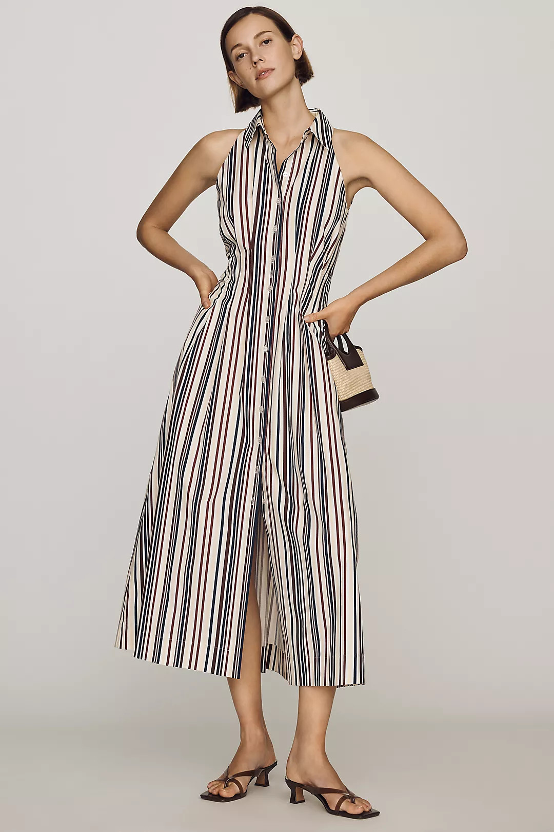 Tobie Sleeveless Shirtdress by Exquise | Anthropologie (US)