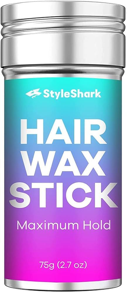StyleShark Non-Greasy Hair Wax Stick for Styling Flyaways and Frizz - 2.7 oz Wax for Edge Control... | Amazon (US)
