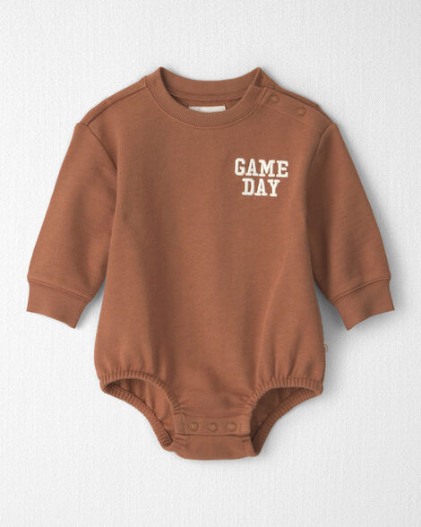 Baby Organic Cotton 'Game Day' French Terry Graphic Bubble - Little Planet | Carter's | Carter's Inc