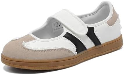 Women's Retro Lace Decor Loafers, Comfortable Slip-On Flat Walking Shoes for Daily Commute | Amazon (US)