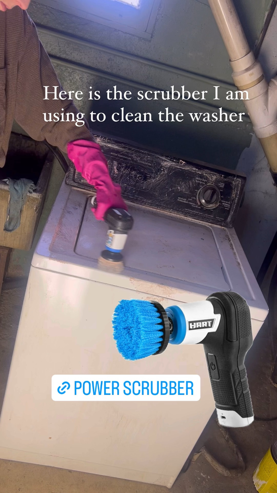 Time to clean my washer with this awesome 4V Power Scrubber 

#LTKVideo #LTKhome #LTKU