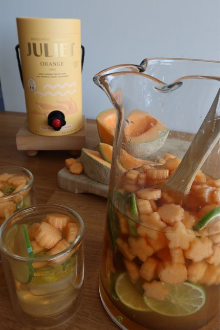 Ginger cantaloupe sangria with Juliet orange Wine

#LTKparties #LTKfindsunder50 #LTKSeasonal