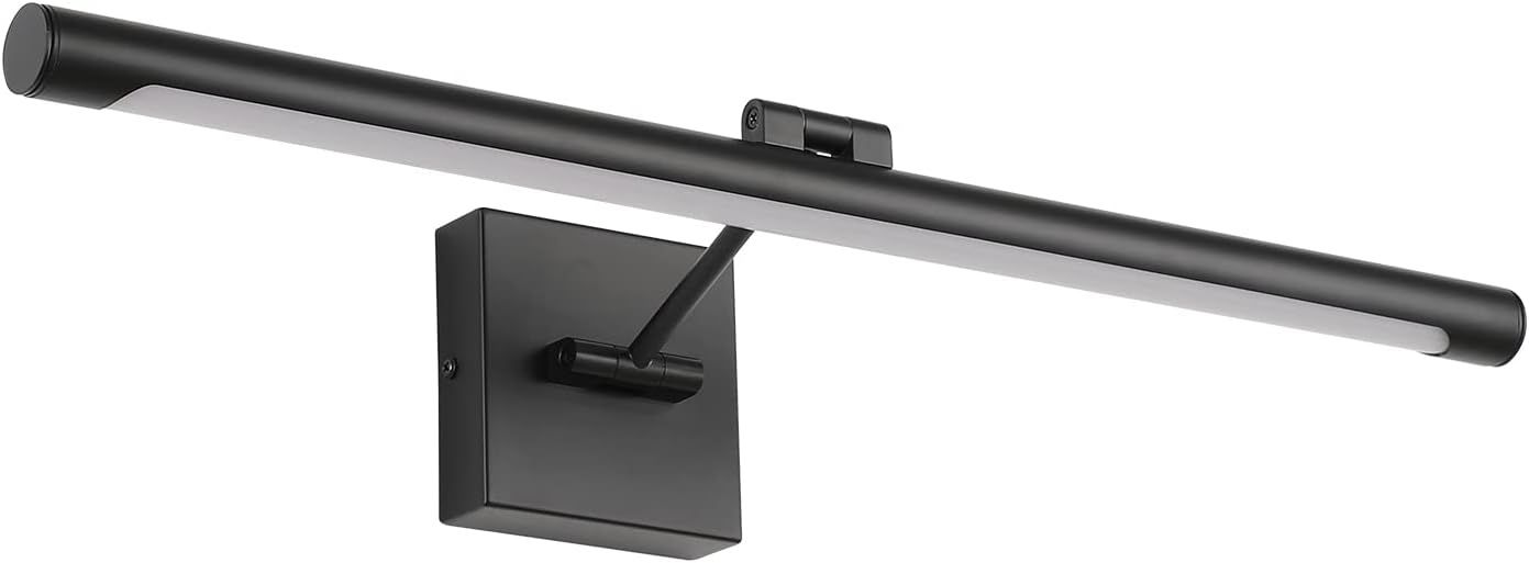 LED Picture Light Fixtures Black 24.4” Inches Joosenhouse Modern Black Art Display Light for Pi... | Amazon (US)
