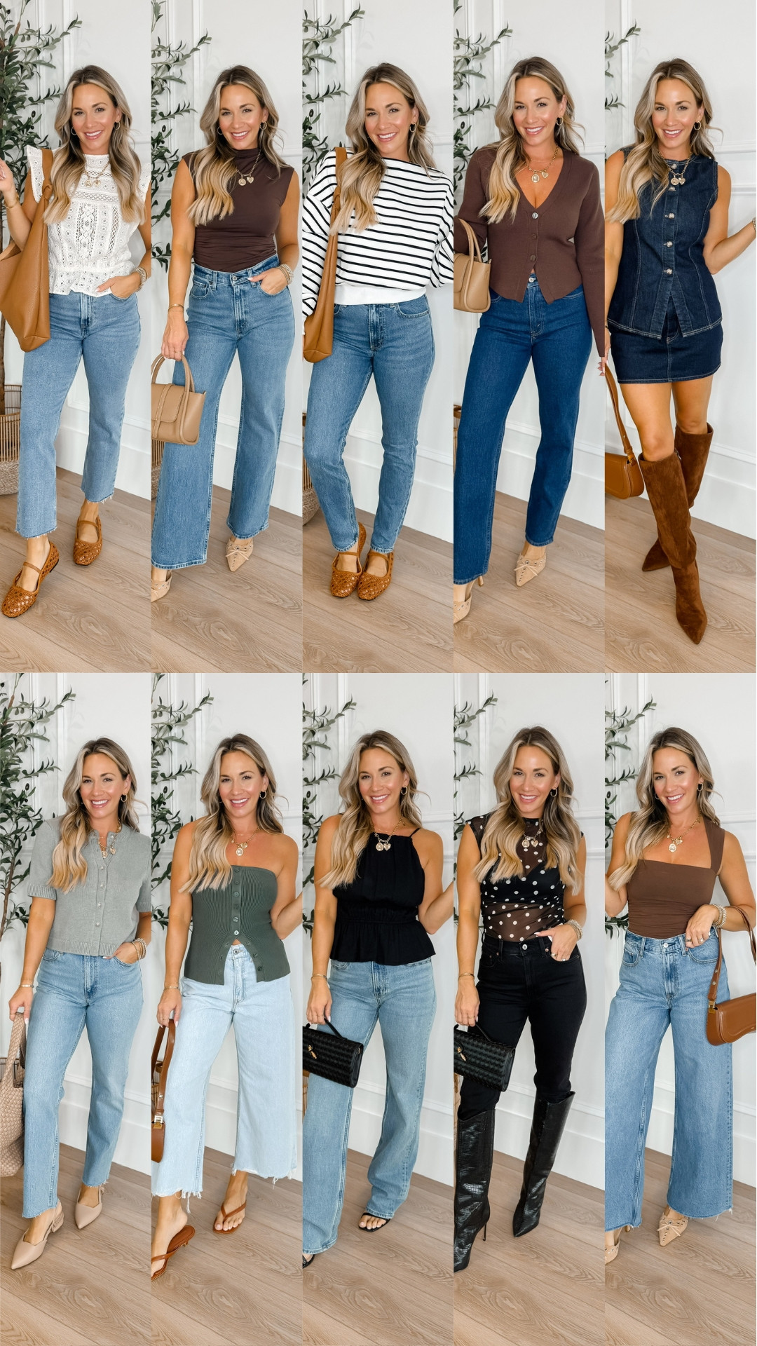 Abercrombie denim sale starts today! 

Use code: JENREED for an extra 15% off! 

Perfect for back to school and fall transition outfits!  I’m wearing my true size 26 in all. I recommend sizing down one size in the wide leg jeans because they run big  

 

#LTKSeasonal #LTKSaleAlert #LTKStyleTip