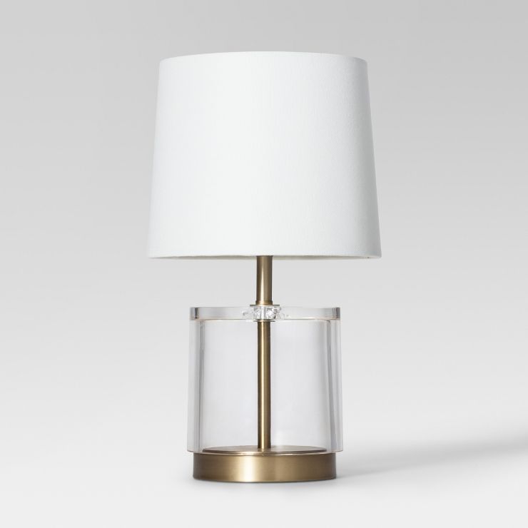 Modern Acrylic Accent Lamp Brass - Project 62&#153; | Target