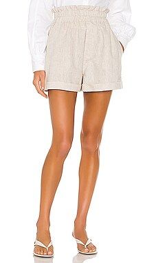 L'Academie The Talin Short in Beige from Revolve.com | Revolve Clothing (Global)