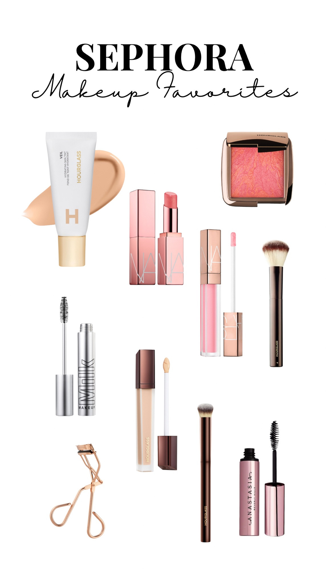 My go-to makeup, as well as my most preferred makeup is by hourglass, nars, merit, milk, Anastasia, and charlotte tilbury. I shop my favorites at Sephora! 

#LTKFindsUnder50 #LTKFindsUnder100 #LTKBeauty