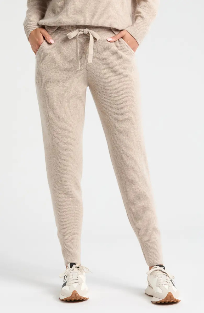 Zella Wool & Cashmere Knit Joggers | Nordstrom | Nordstrom