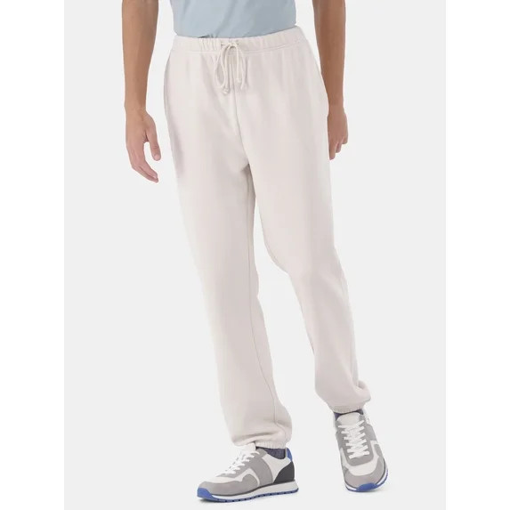No Boundaries All Gender Soft Fleece Jogger Pants, 30" Inseam, Men's and Big Men's | Walmart (US)