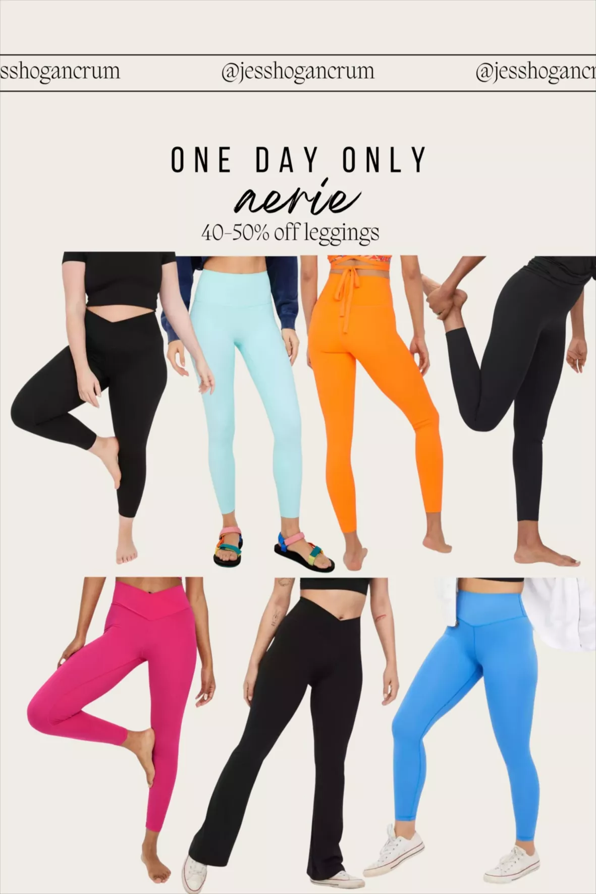 OFFLINE By Aerie Goals Logo Legging, Men's & Women's Jeans, Clothes &  Accessories