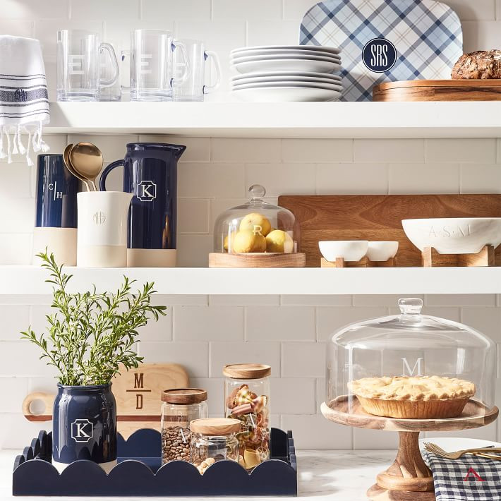 Scalloped Lacquer Serving Tray | Mark and Graham