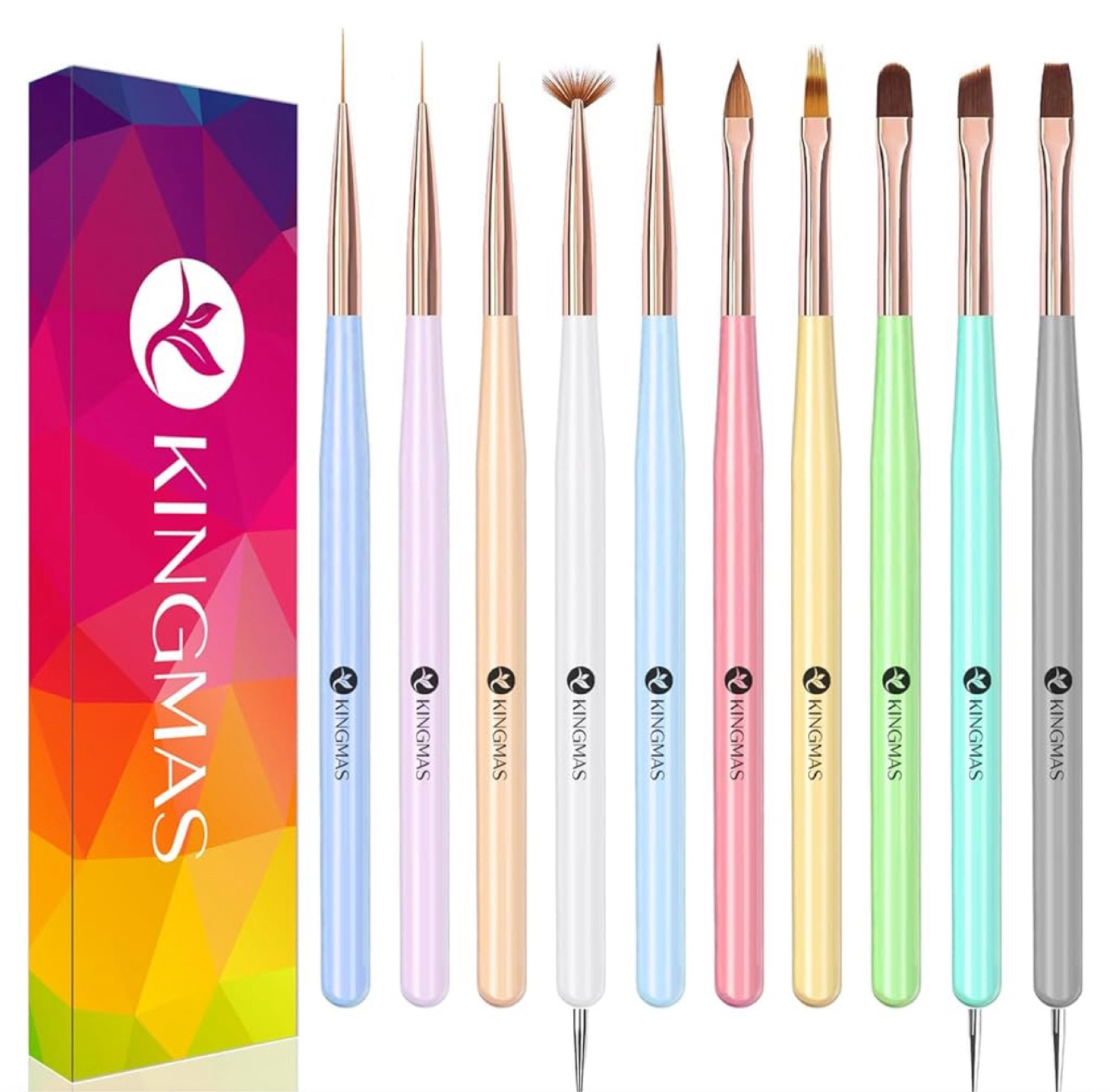 Jogo de pincéis perfeito pra nail art! 

#LTKBeauty