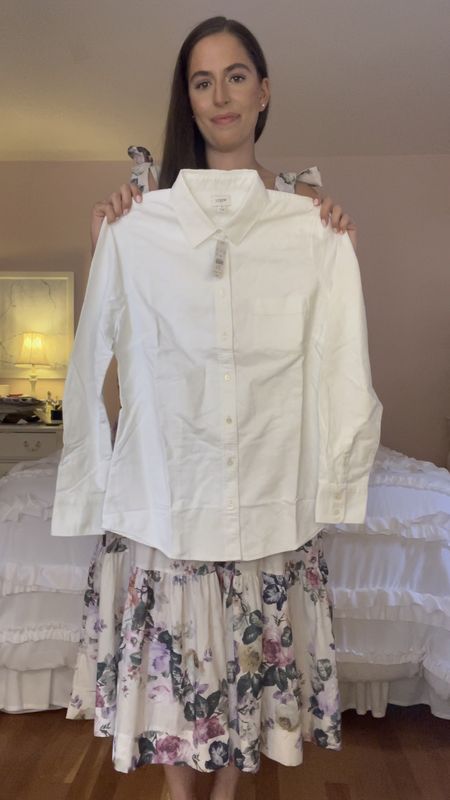 Best white button down, white button down, Oxford button down, jcrew factory, fall capsule collection, fall fashion, preppy, classic clothes

#LTKSeasonal #LTKstyletip #LTKunder100