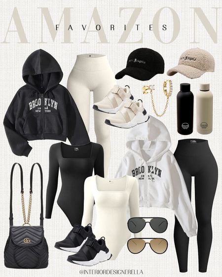 $36.99 bodysuit set, $19.99 hoodies, $16.99 hats & more!! ✨Everything I post is on LTK so you can also screenshot this pic to shop or go to my LTK & click on the “Shop OOTD Collages” collections🤗 Hope you’re having an amazing day amazing people!! #amazonfashion #founditonamazon #ltkstyle 

#LTKshoecrush #LTKunder50 #LTKunder100