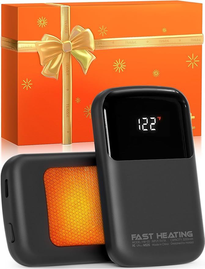 AI Hand Warmers Rechargeable 2 Pack, Real-Time Temp & Battery Display, Electric Hand Warmers, Fas... | Amazon (US)