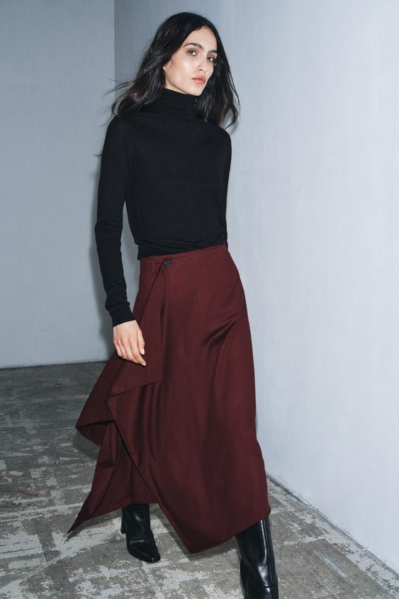 ASYMMETRIC SKIRT ZW COLLECTION | Zara US