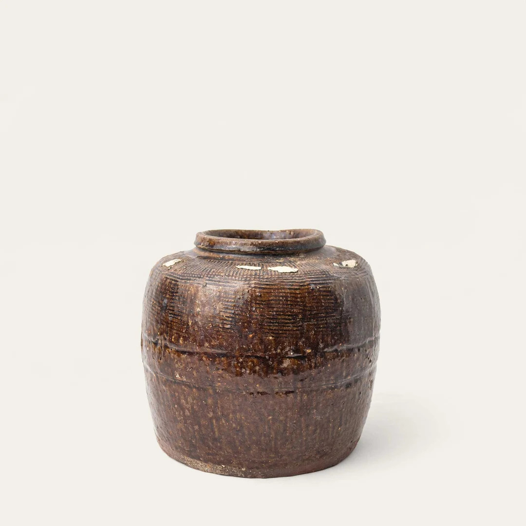 Vintage Brown Pot, Vintage Pottery, Vintage Pot, Antique pot, Antique Brown Pot, Antique Glazed V... | Etsy (US)