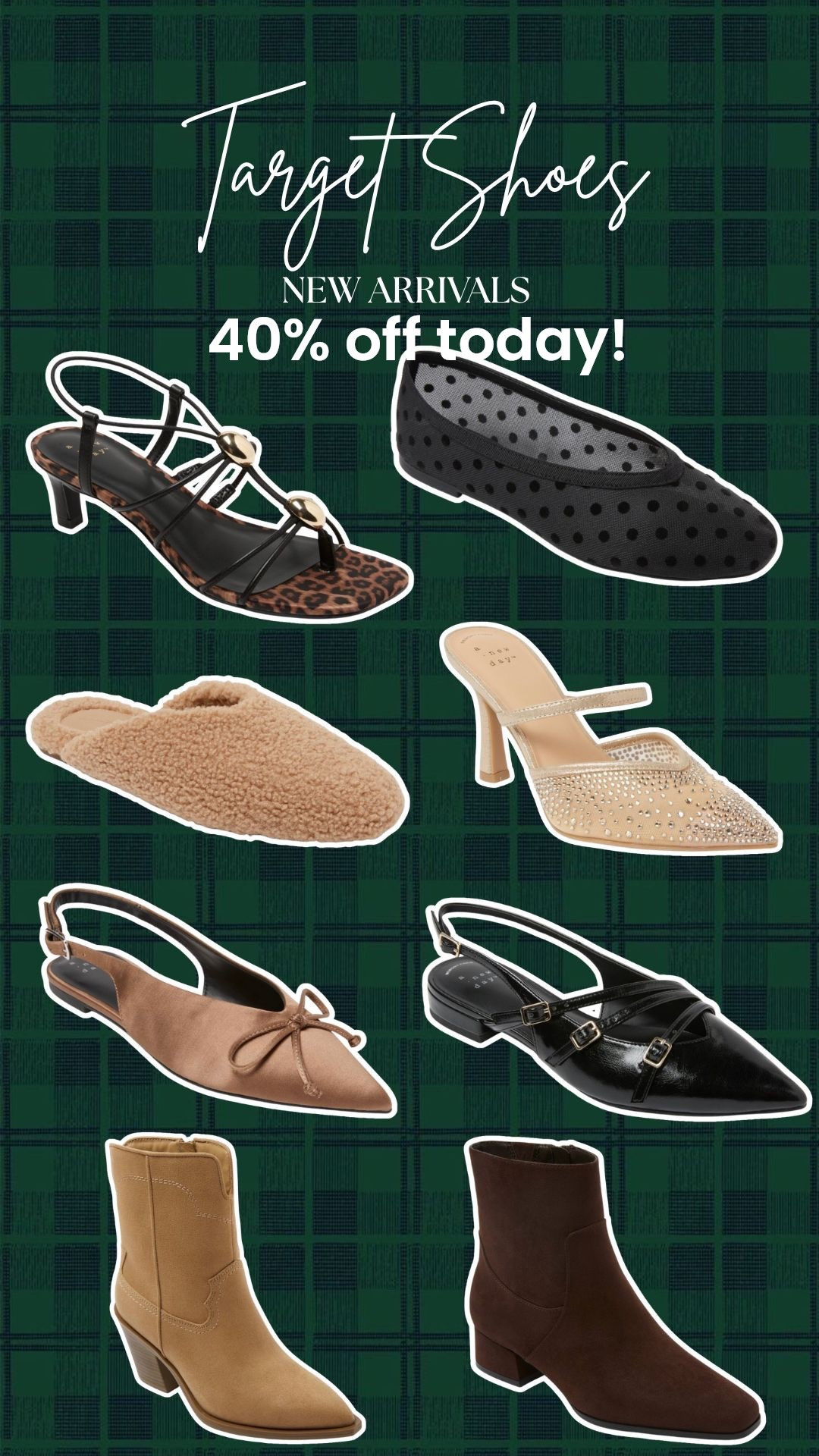 Target shoes 40% off today 

#LTKFindsUnder100 #LTKFindsUnder50 #LTKSaleAlert