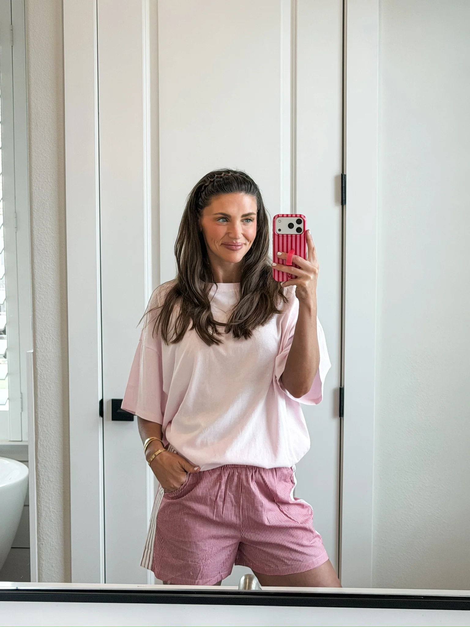 BIG TEE IN SOFT PINK | SHOP HARCO