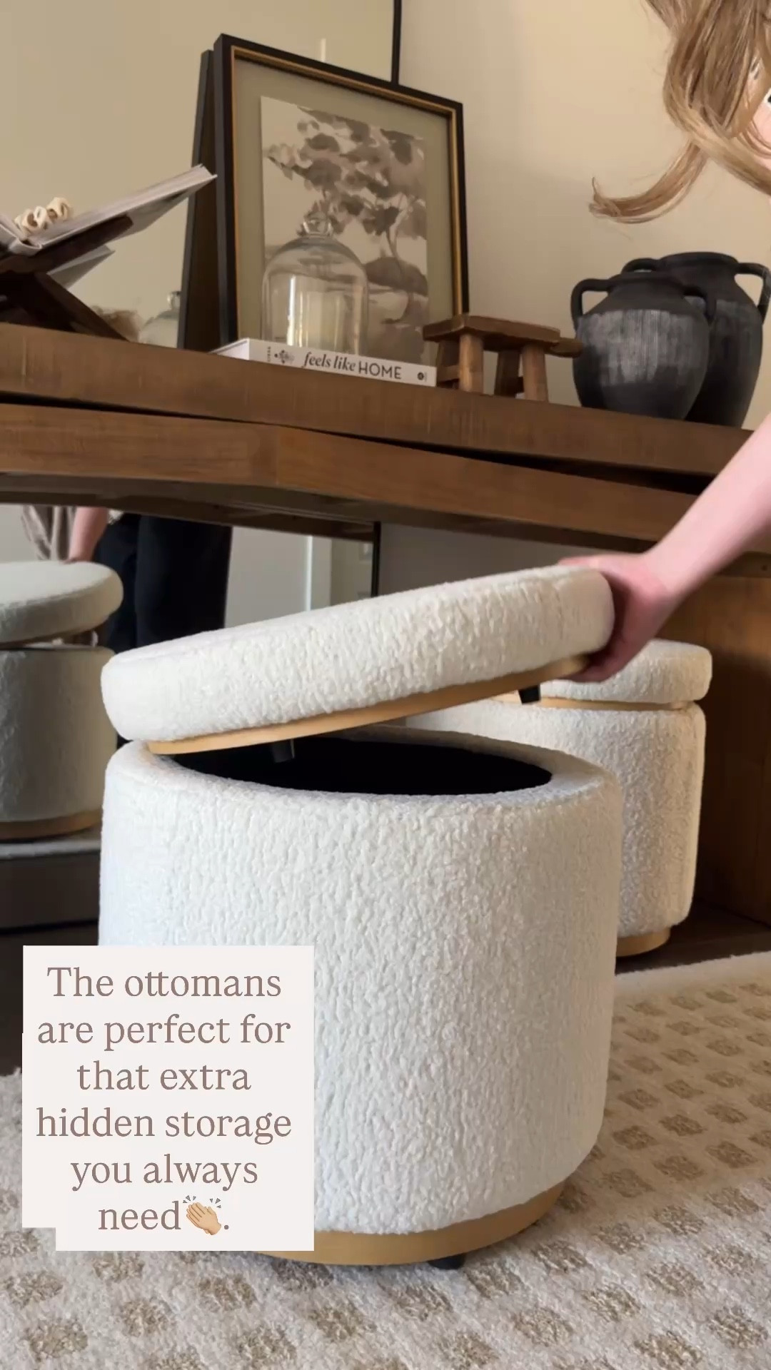 My entryway decor @Wayfair  ! This console table has been a best seller for so long! It’s absolutely stunning! I have the color: Sierra Rustic Natural! It pairs beautifully with this neutral rug, storage ottomans, the oversized floor mirror, and the statement lamp! Wayfair has everything you need to create a welcoming and functional entryway! #WayfairPartner #ad #Wayfair #SpringCleaning


#LTKSaleAlert #LTKHome #LTKSeasonal