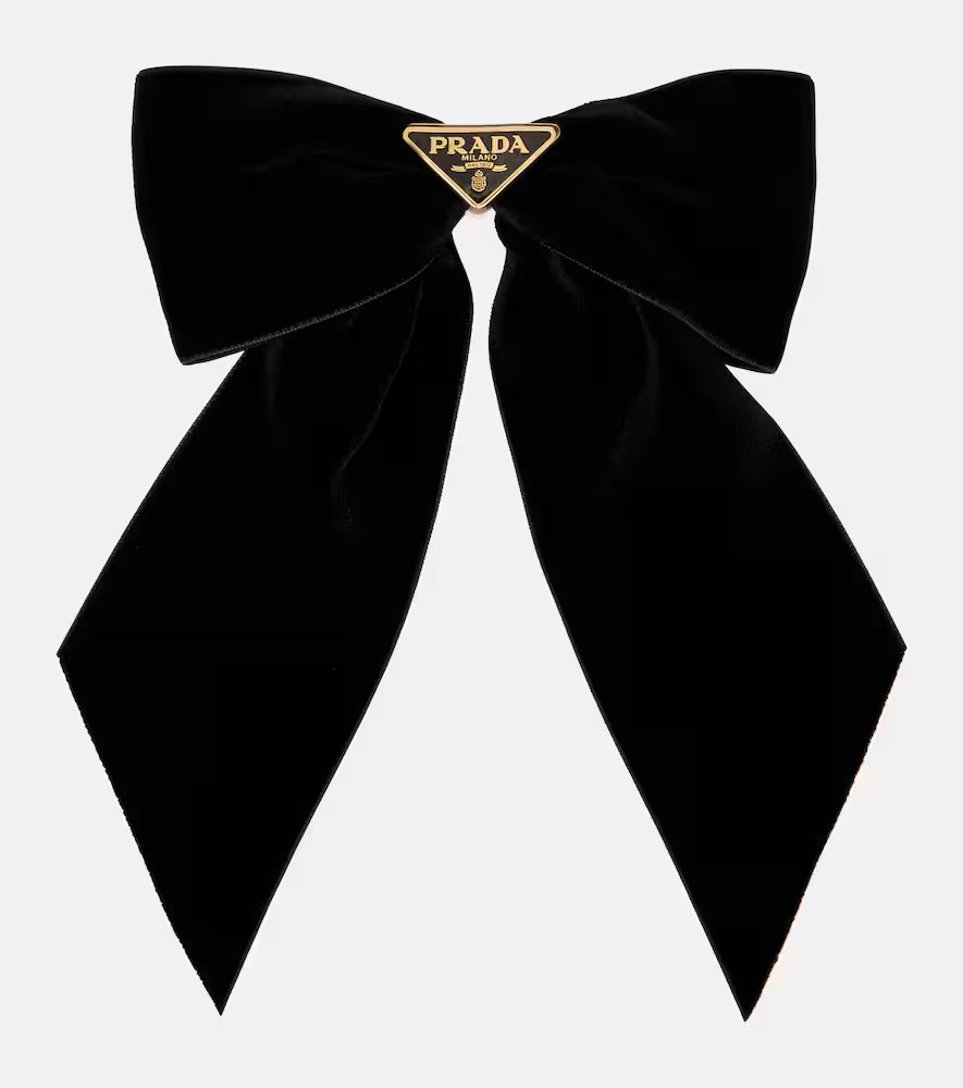Prada Haarspange aus Samt | Mytheresa (DACH)