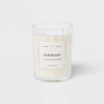 Glass Jar Candle Celebrate - Threshold™ | Target