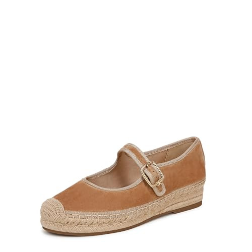 Sam Edelman Women's Mackie Mary Jane Flat Cyprus Tan 5 M | Amazon (US)