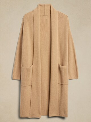 Ribbed Sweater Duster | Banana Republic Factory