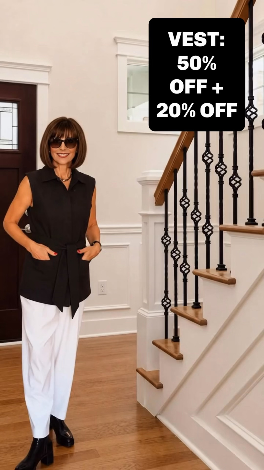 Funnel Neck Vest on SALE for 50% OFF + an additional 20% OFF‼️ Comes with a detachable Belt !!! Wearing size Petite XS 
Add a blouse to transition to Fall .
Go from the Office to Dinner out 🛍️ 
Office Outfit- WorkWear - Travel- Vacation

https://liketk.it/6kWlv

#LTKWorkwear #LTKSaleAlert #LTKootd

https://liketk.it/6kXlx