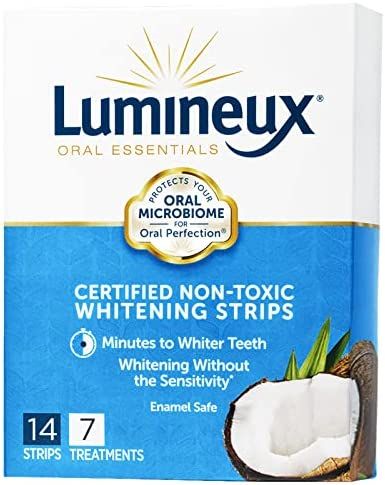 Lumineux Teeth Whitening Strips 7 Treatments - Enamel Safe for Whiter Teeth - Whitening Without t... | Amazon (US)